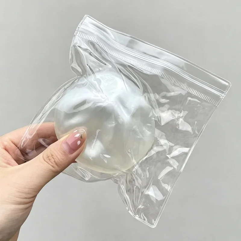 Soft Moldable Squishy Pearl Coconut Oil Squeeze Toy No Rebound Sticky Stress Relief Fidget Toys Simulation Anti-anxiety Toys