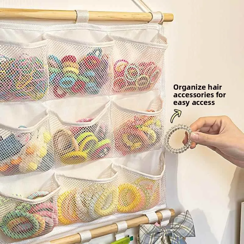Children's Hair Accessories Wall Hanging Jewelry Rack Baby Hair Ties Clips Rings Bands Hairpins Storage Organizer