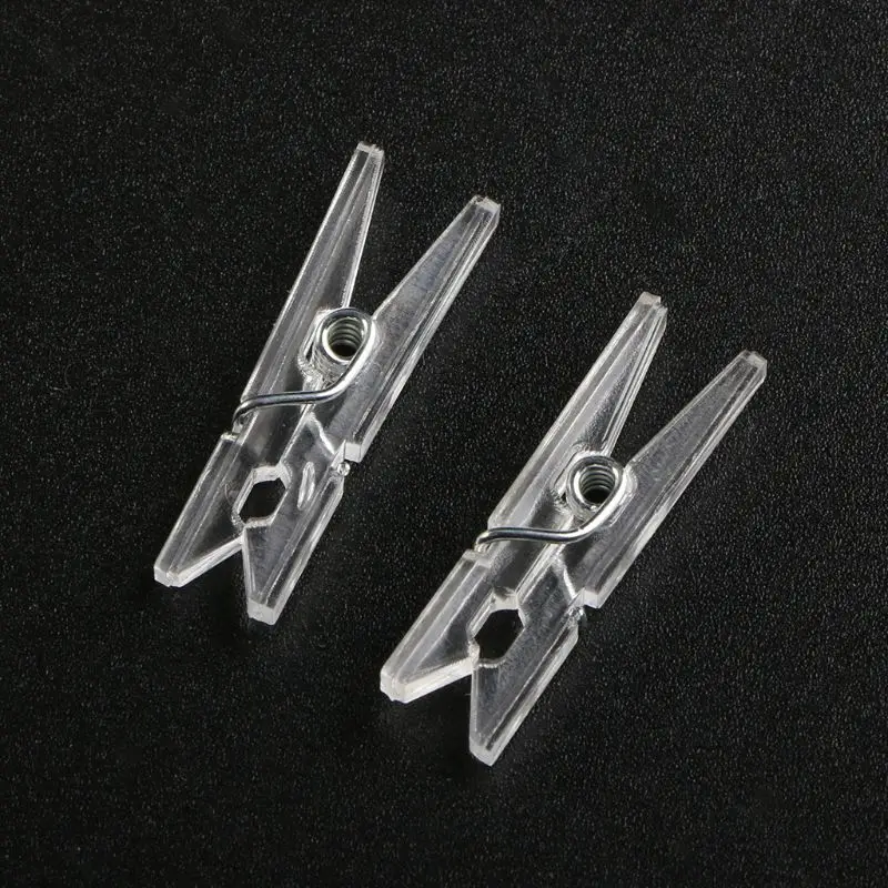 20x пластиковые колышки, мини-весенние зажимы для подвешивания одежды, фотобумага