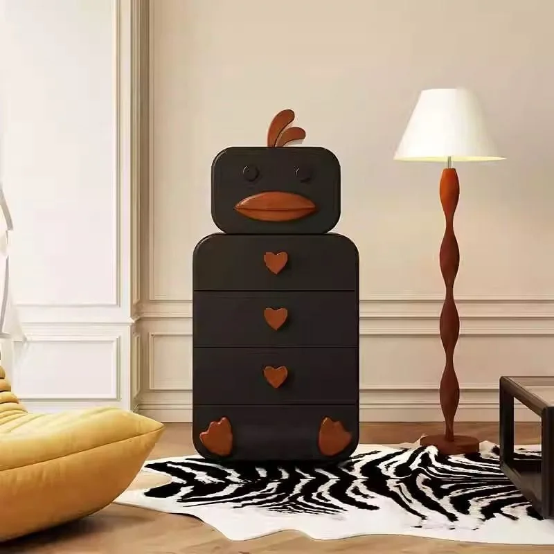 Medieval style chest of drawers Solid wood bedroom storage cabinet French chest cabinet Locker art design Living room side