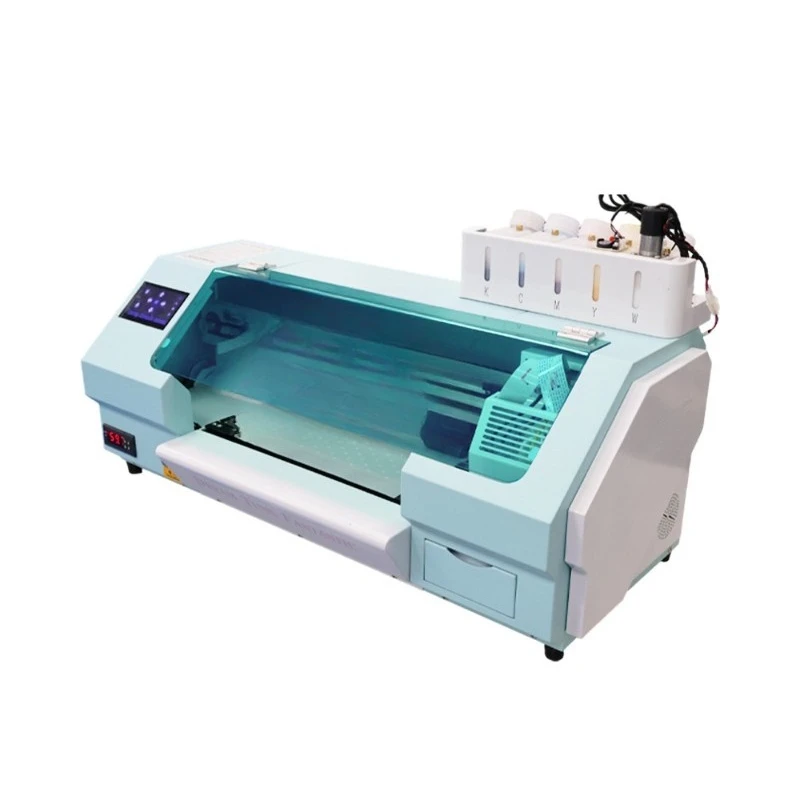 Small white ink printer, with its own cutter, high-speed printing, heat transfer film transfer machine