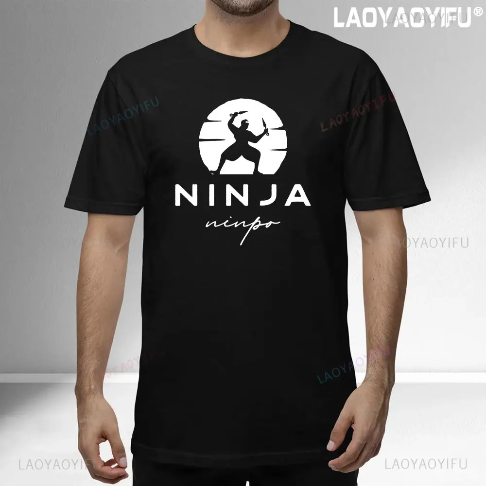 Vintage Ninja Warrior Shadow Shirts A Unique Blend of Fashion and Tradition Women Men Clothing Custom Printed Graphic T Shirts