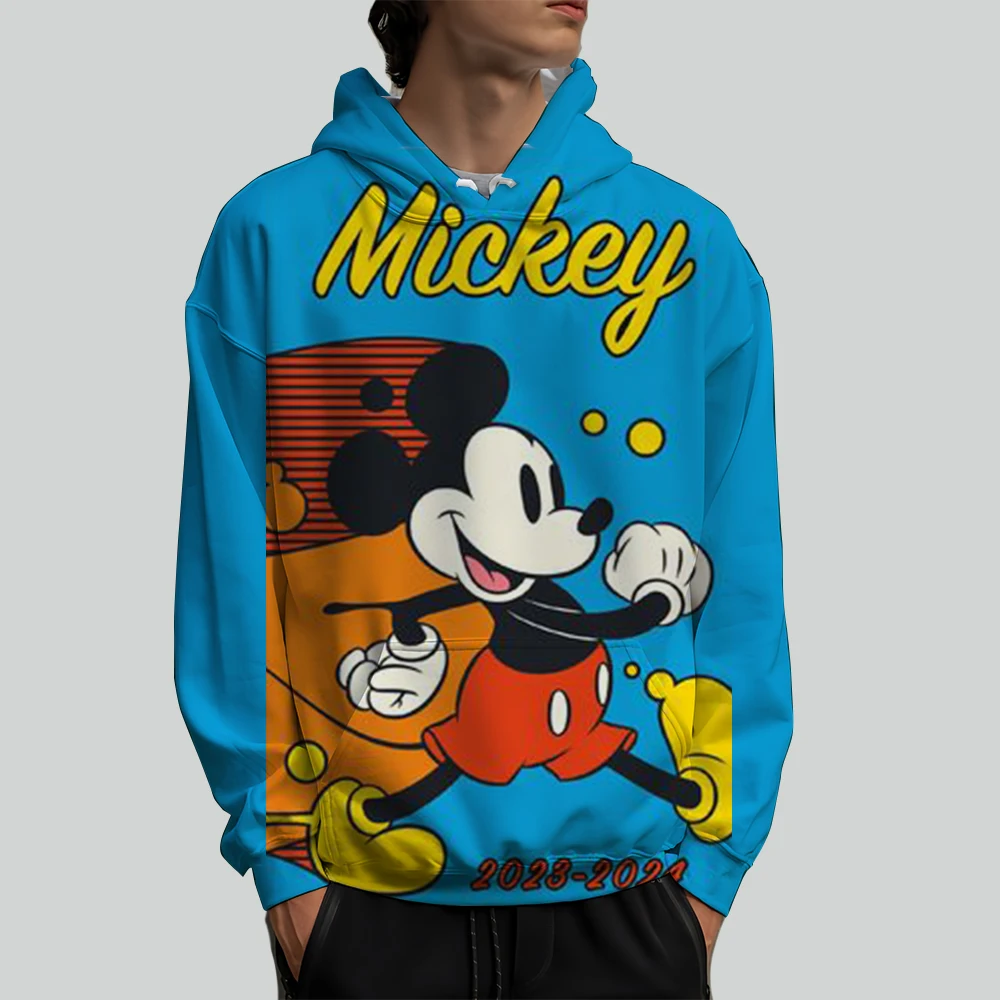 New Cartoon Disney Mickey Mouse print  Women Men Hoodies Casual Tops Loose Harajuku Short Sleeves T Shirt Korean Style Clothes