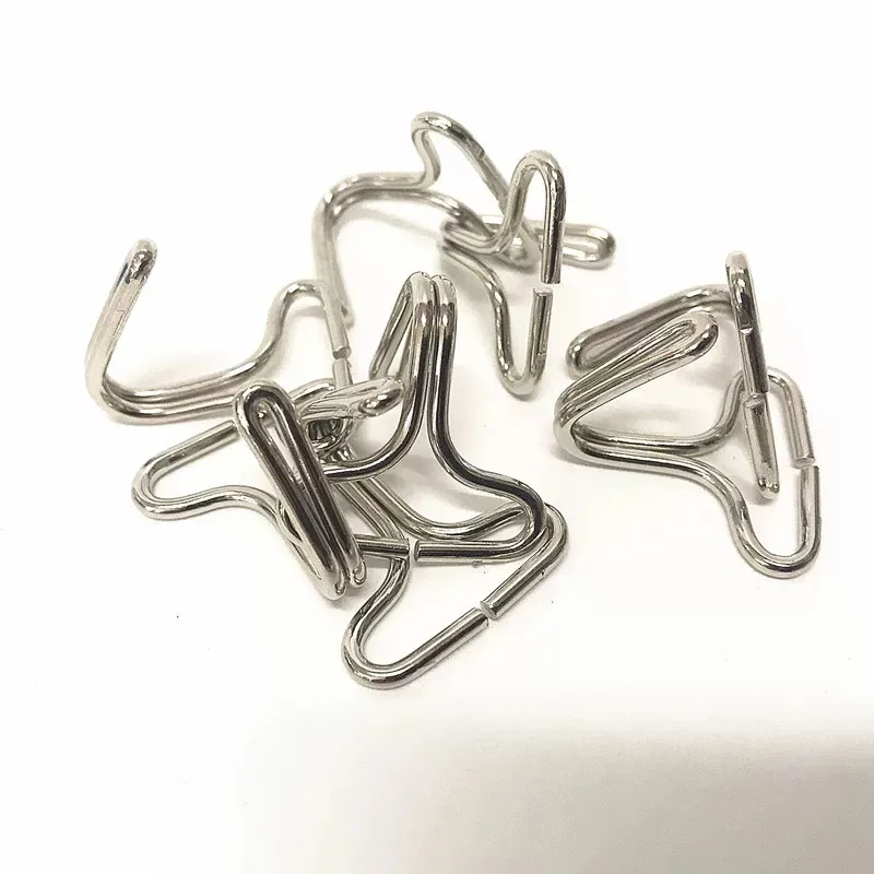 10PCS Car Seat Cushion Metal Hook Seat Accessories Seat Cover Fixing Iron Hook Car Seat Cover Metal Small Hook Hardware