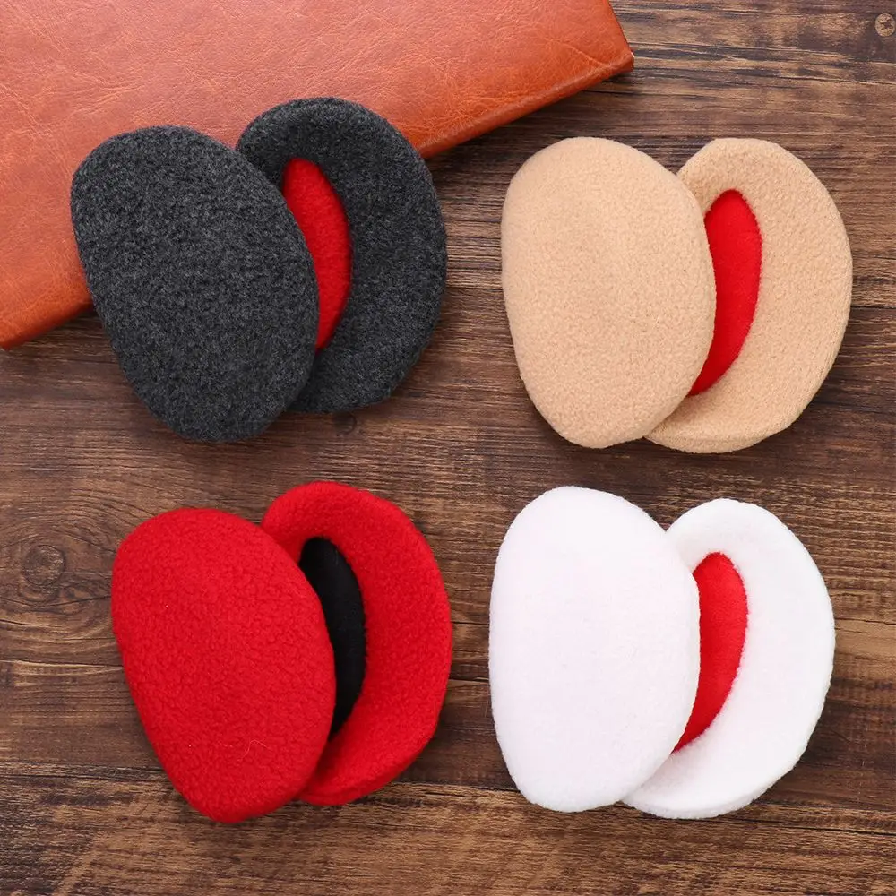 Bandless Ear Warmers Earmuffs for Men Women Kids Winter Fleece Ear Cover Soft Thick Ear Warmers Windproof Ear Protection