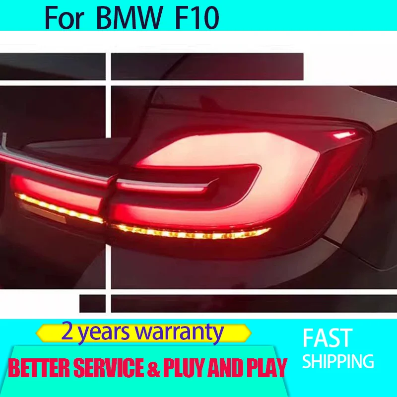 Car Styling for BMW F10 Tail Lights 2011-2018 F10 Taillights BMW 5 series Tail Lights LED DRL Dynamic Turn Signal