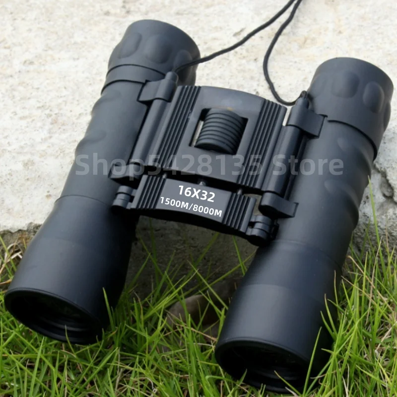 16X32 Binoculars HD Powerful Professional Telescope Folding Mini Telescope Zoom BAK4 FMC Optics For Hunting Outdoor