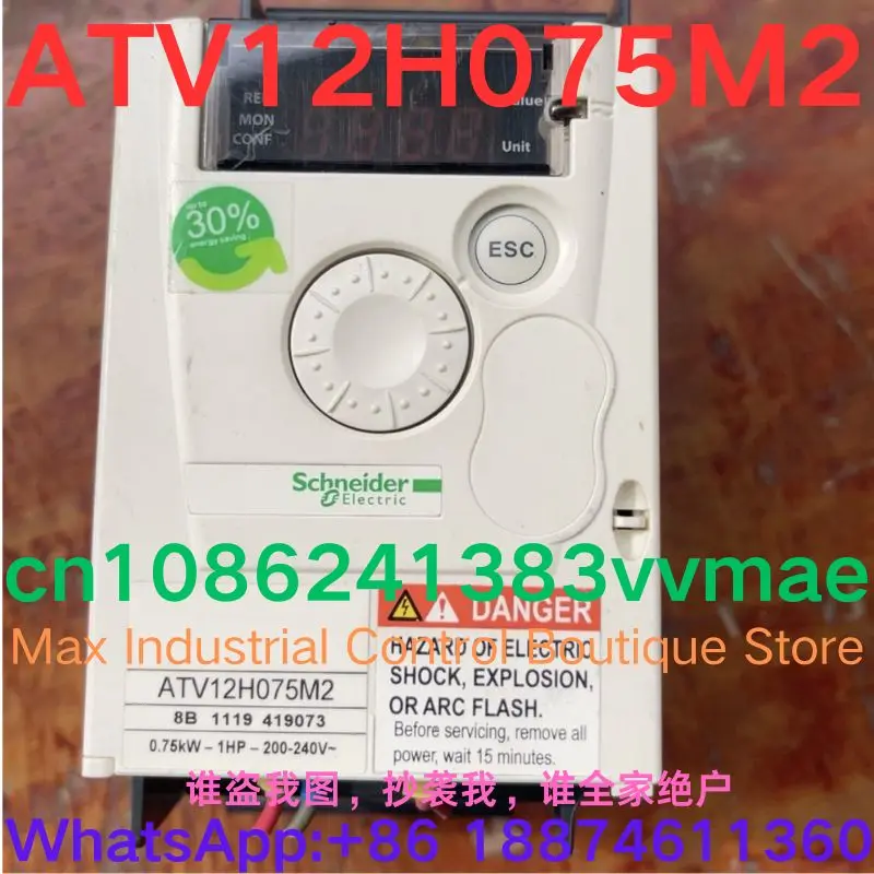 

Б/у тестовый преобразователь частоты ОК ATV12H075M2