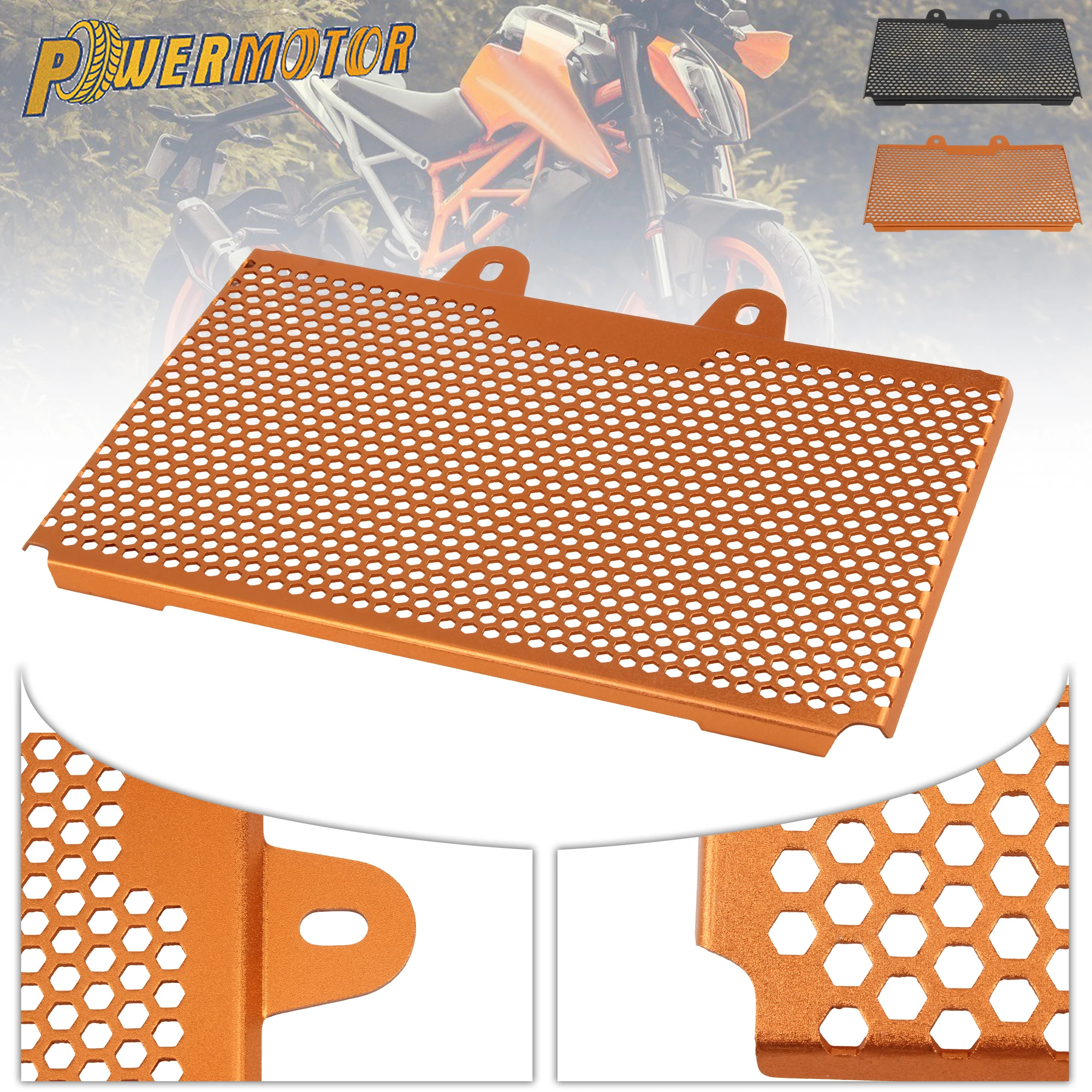 

Motorcycle Radiator Guard For KTM 125 200 250 390 DUKE 2018 2019 2020 2021 2022 2023 Street Bike Cooler Grille Protector Cover