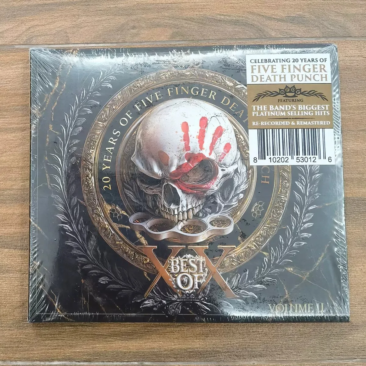 

Five Finger Death Punch Best of XX Volume II Music CD Album, 20th Anniversary Re-Recorded Remastered Metal Hits Disc