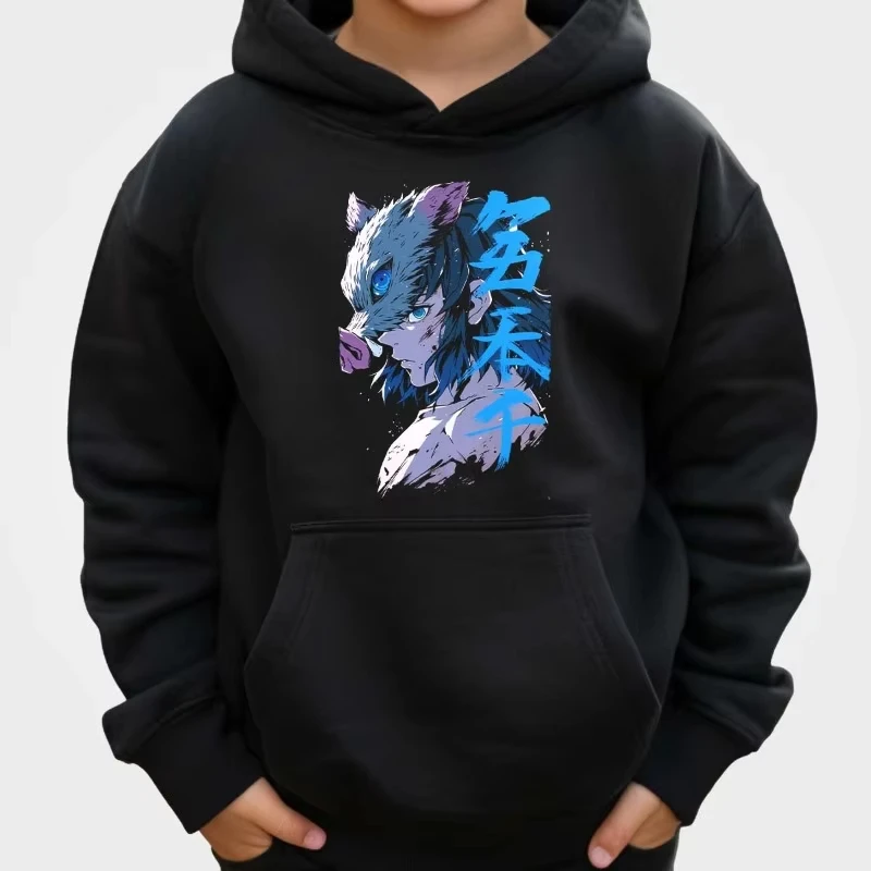 

Demon Slayer Sweatshirt Men's and Women's Hanashihira Inosuke Kamado Tanjiro Men's Autumn and Winter Hooded Sweatshirt