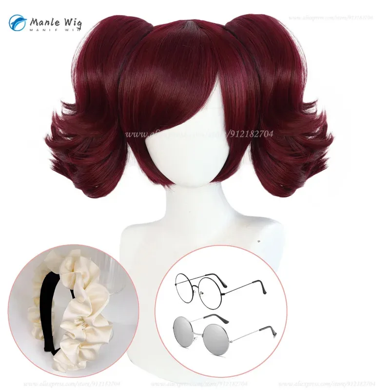 

Аниме Косплей Винно-красный с хвостиком MEY-RIN Термостойкие синтетические волосы Парики для ролевых игр Реквизит + Кепка для парика cvh;,78j;g5