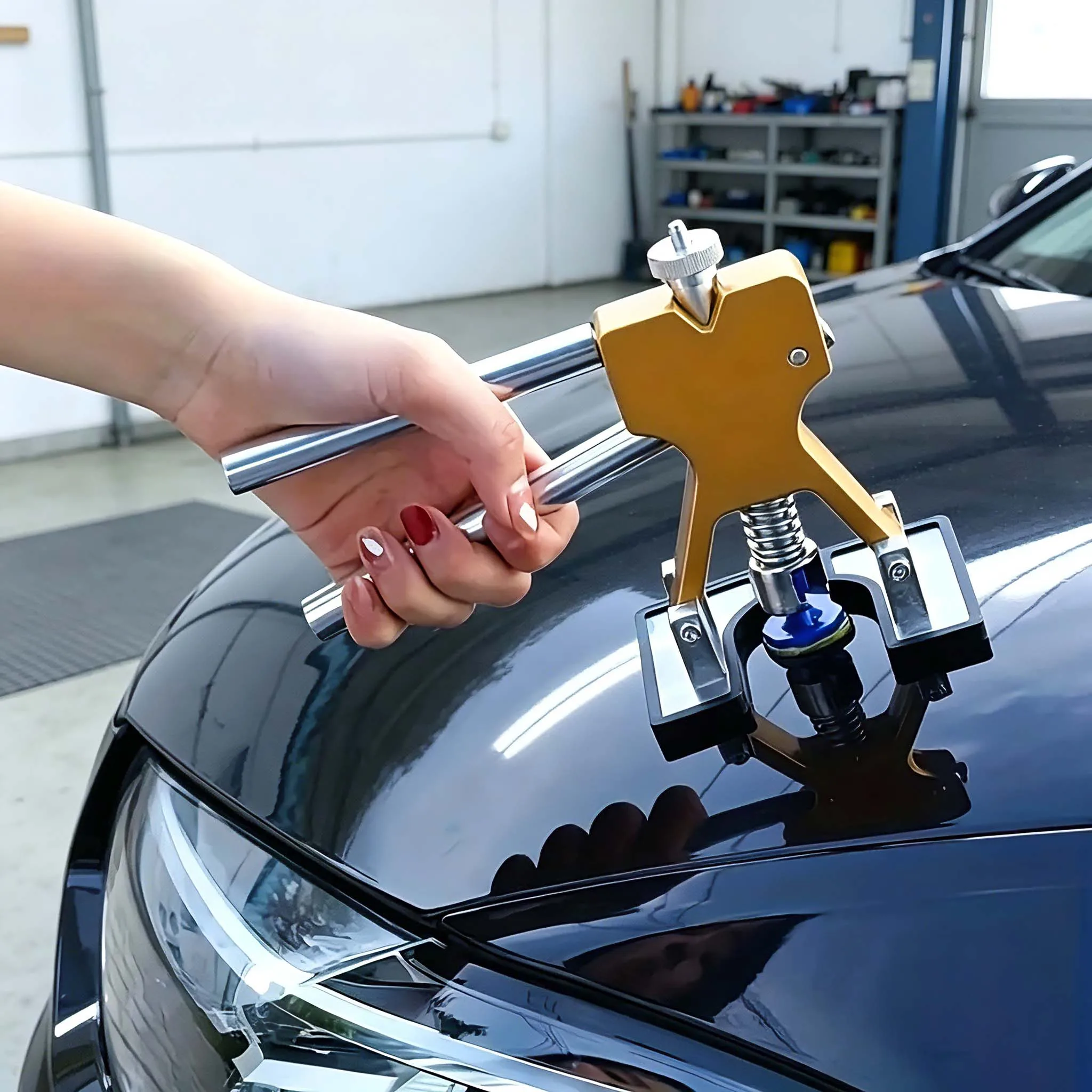

Auto Paintless Dent Repair Tools Car Dent Repair Kit Dent Removal Kit Dent Remover Dent Puller for Cars & Vehicles