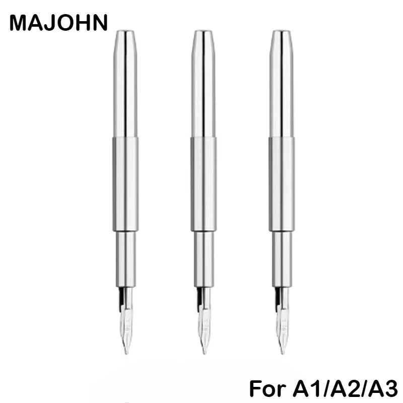

1/10 PCS MAJOHN Fountain Pen Replacement Nib EF F Nib 0.4mm Nibs School Supplies for A3 A2 A1 Fountain Pens Stationery