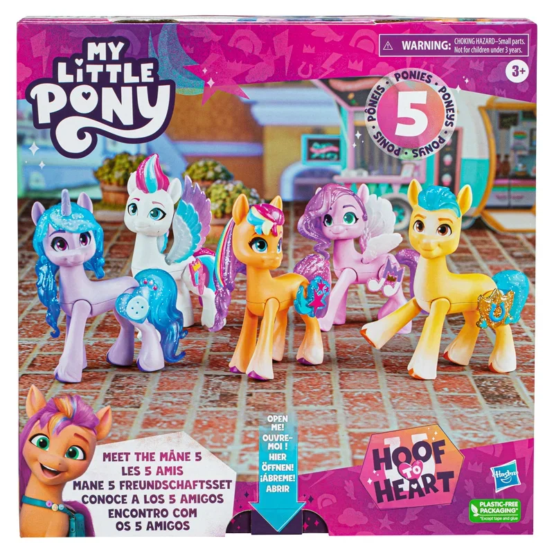 

Hasbro My Little Pony A New Generation Meet The Mane Set Toys Sunny Hitch Zipp Izzy Pipp Action Figures Children Birthday Gifts