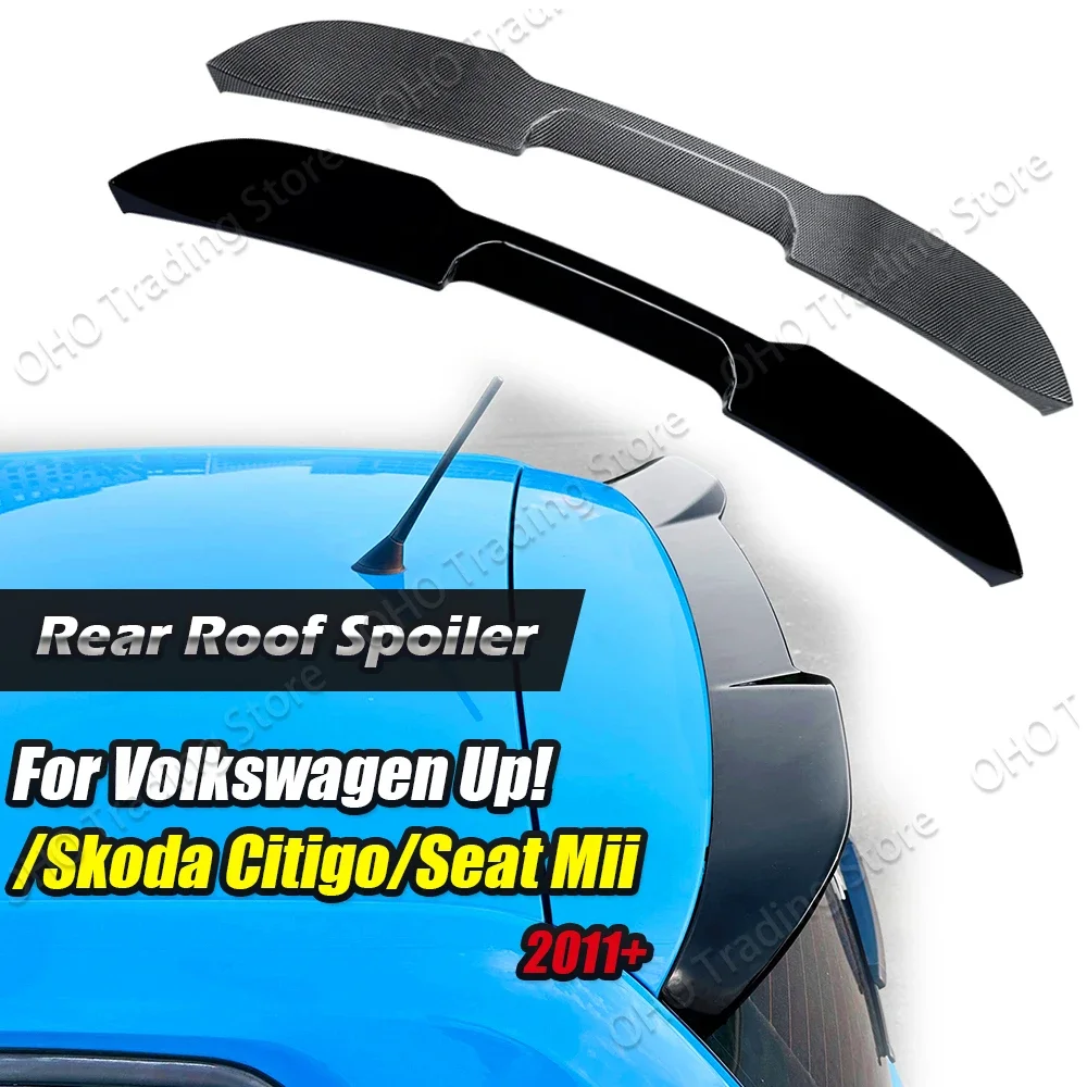 For Seat Mii For Volkswagen UP For Skoda Citigo 2011+ Car Rear Roof Spoiler Trunk Lip Tuning Tail Wing Trunk Spoiler Body Kit