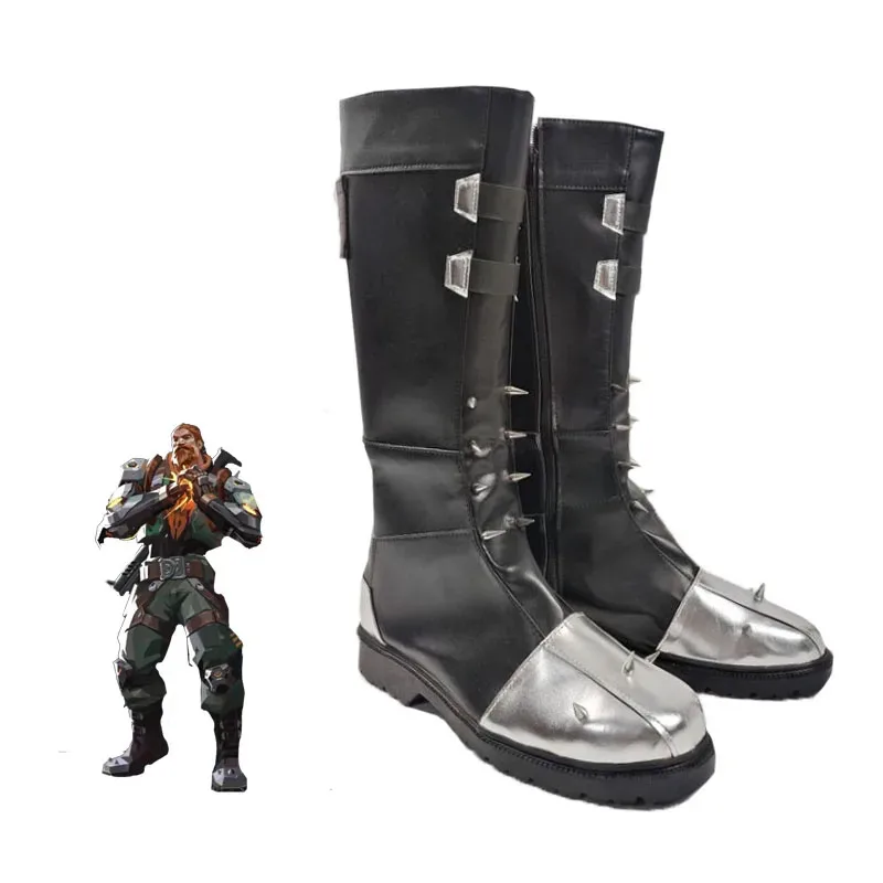 

Game Valorant Breach Cosplay Boots Shoe Anime Props Halloween Party Role Play Custom Made Aksesori6;d'3,h'7.b;