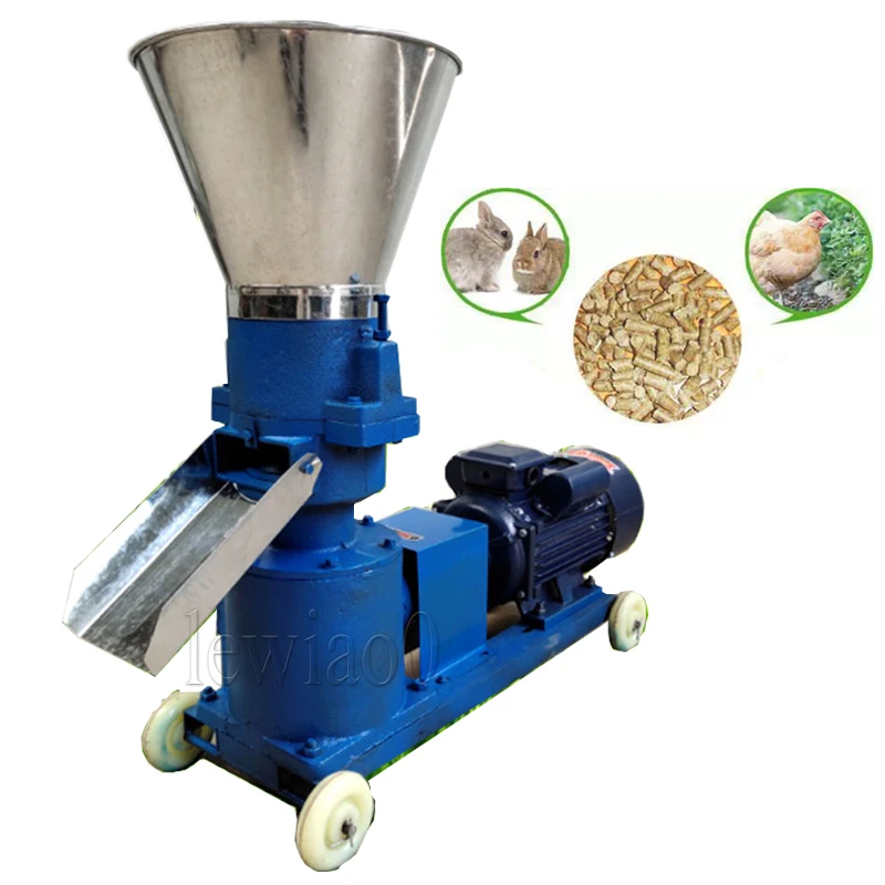 Pellet Mill Feed Food Pellet Making Machine Household Electric Chicken Dog Cat Duck Fish Animal Feed Granulator