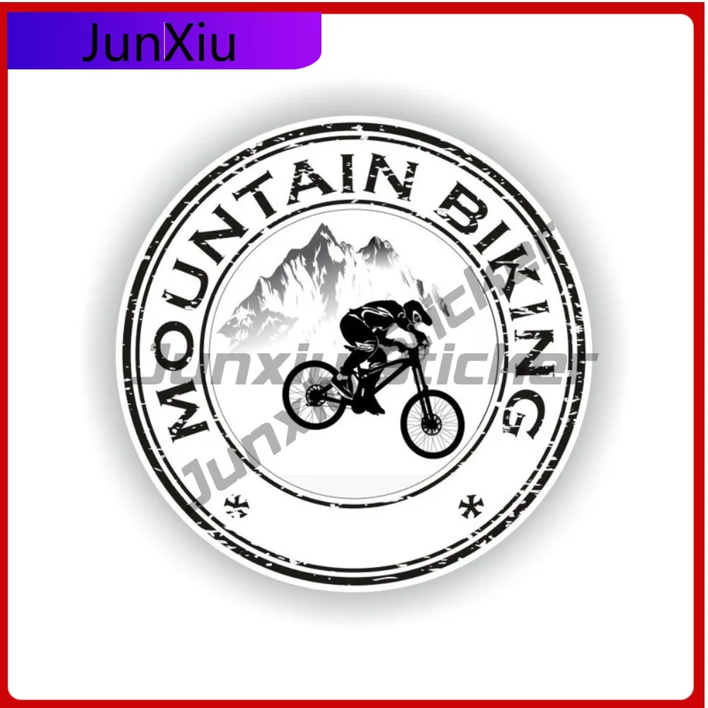 

Mountain Biking Sticker Sports Cycling Bike Vinyl Sticker Round Seal Anti Scratch Decals Custom Stickers Car Decoration Suv Cove