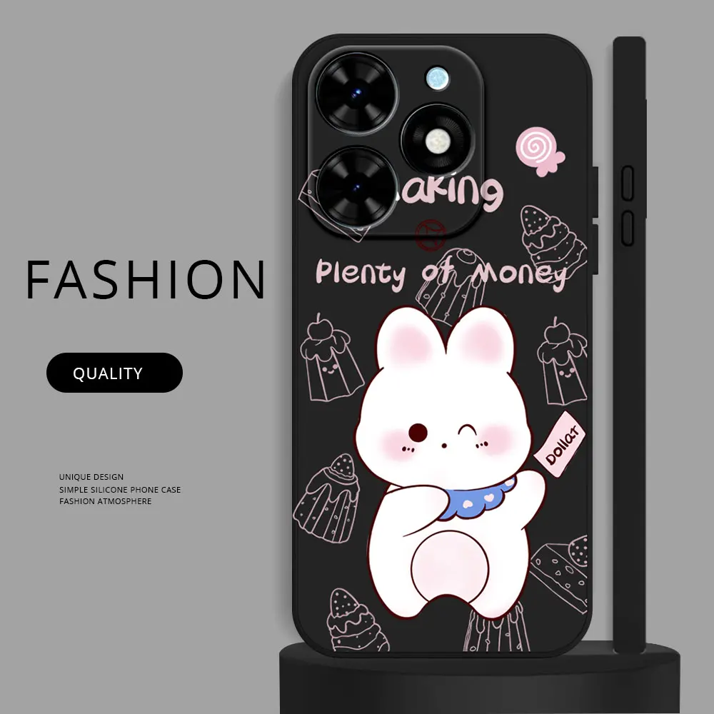 Phone Case For Infinix Smart 8 7 Note 30 4G 5G Hot 30 40i 30i 11S NFC Hot30 Play NFC Soft Silicone Shockproof Back Cover Cartoon image 4