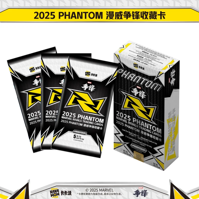 

Коллекционные карточки Kakawow 2025 Phantom Marvel Rivals: Оригинальные игровые карты с персонажами, подарки на день рождения и Рождество для парня