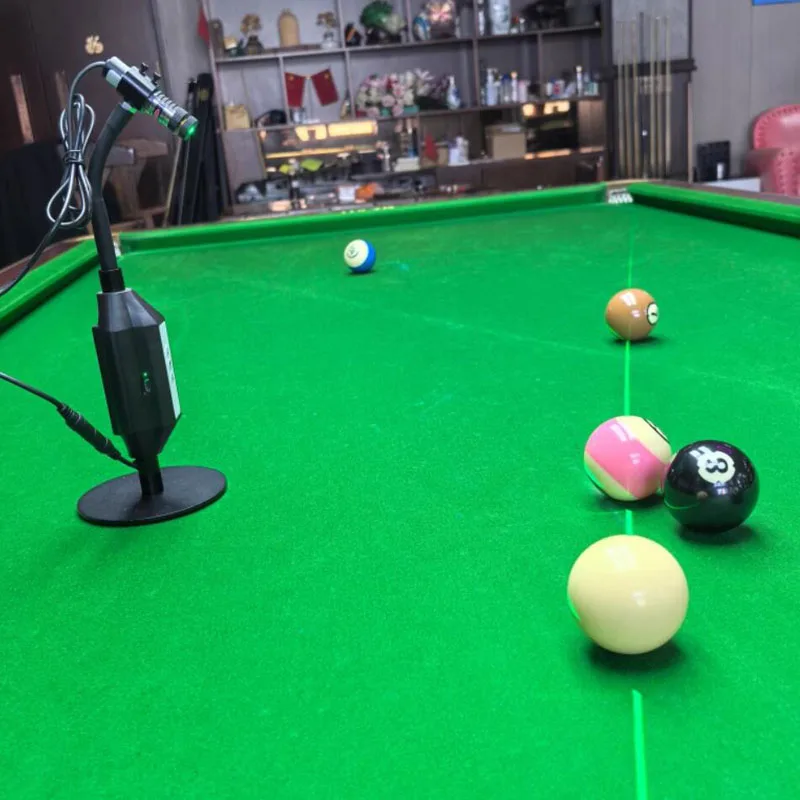Portable Training Assist with Adjustable Green Laser, Rechargeable Billiard Laser Aiming System - with precise Targeting