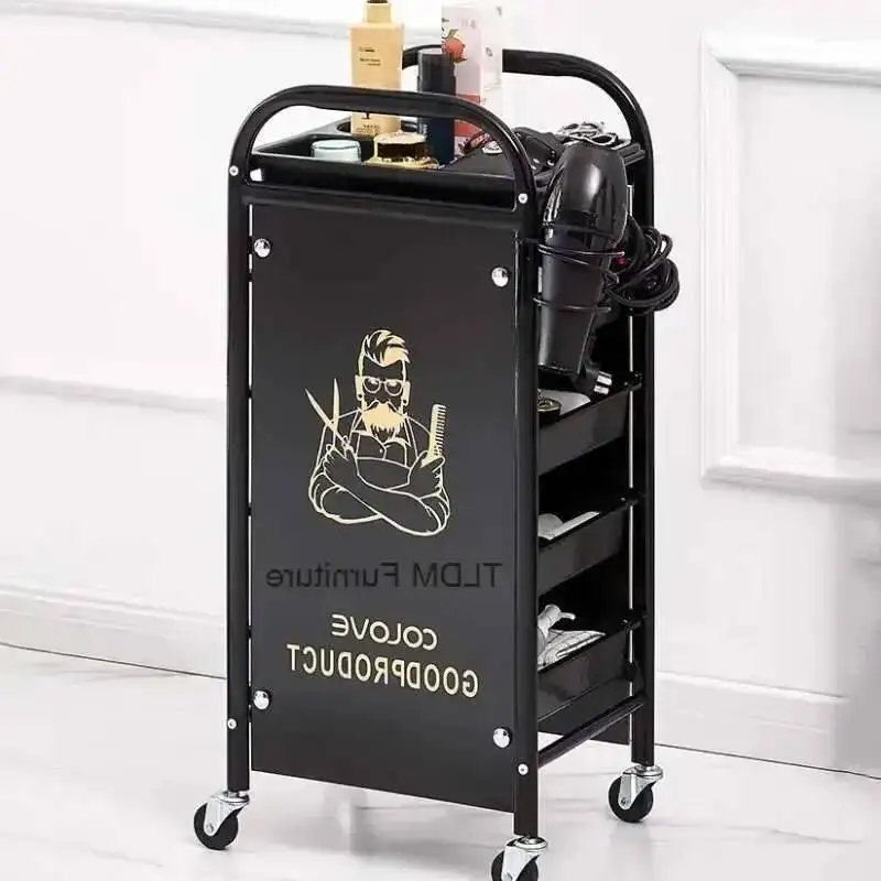 Barber Trolley To for Hairdresser Transport Barberia Trolley Multi-purpose Organizer Things Professional Furniture Hairdressing