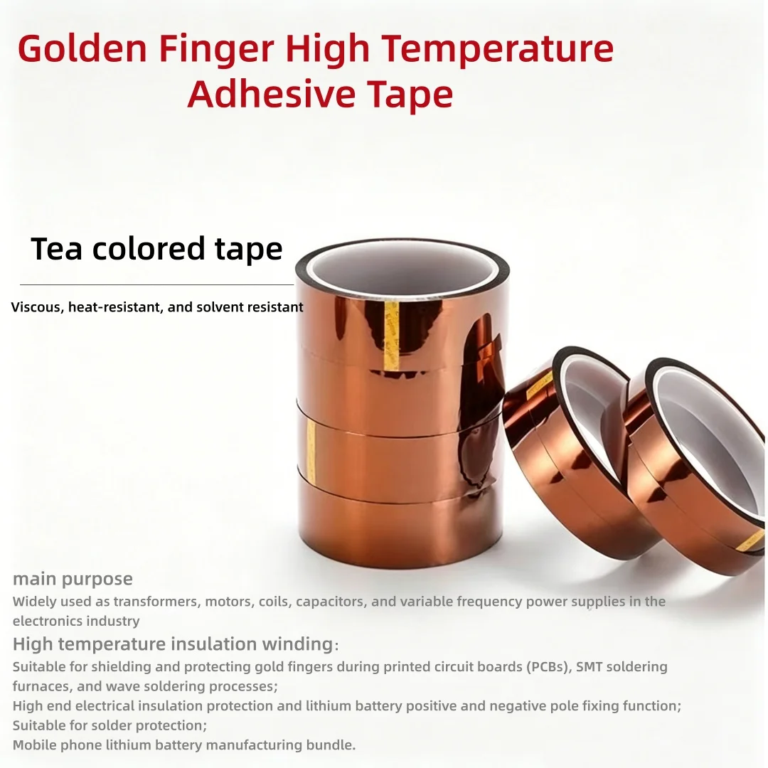 Golden Finger High-Temperature Tape, Suitable for Welding, Protecting Circuit Boards, Mobile Phone Data Cables, and Batteries