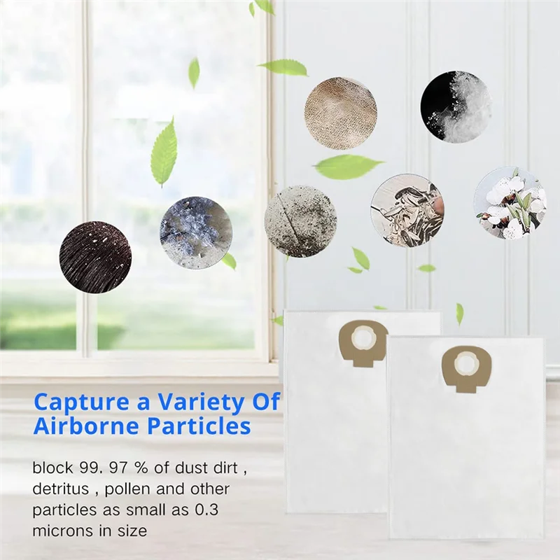 B59B-4 Pcs Dust Bag For  VC2010L VC2512L /Nilfisk Altoaero25-21 Robot Vacuum Long Lasting Spare Accessories