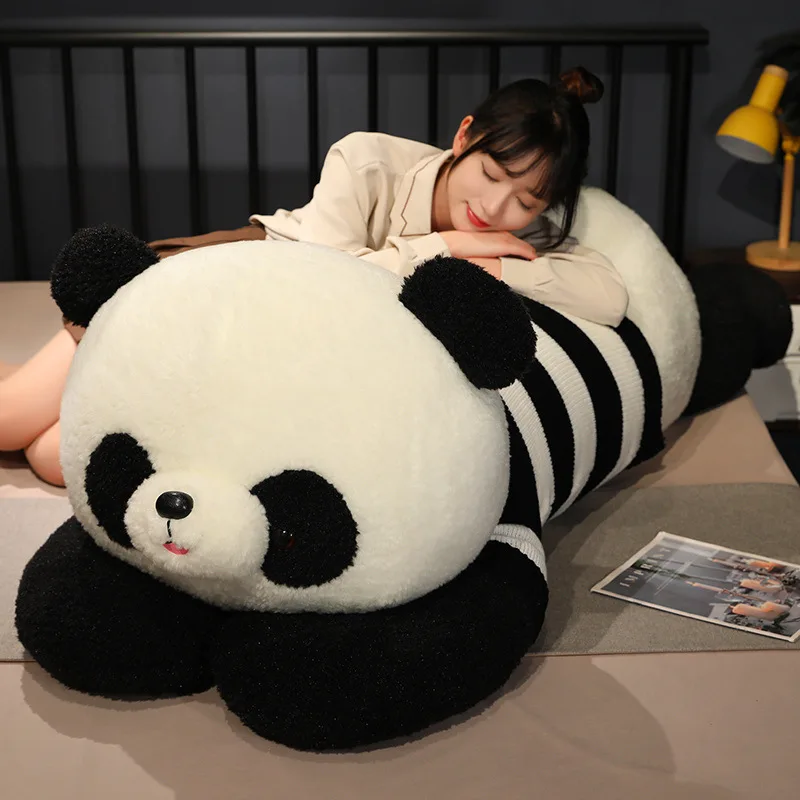 Almohada de Peluche de Panda Gigante, Peluche de Animal de Peluche, Oso de Peluche, Juguete de Peluche, Compañero de Sueño, Regalo, Decoración de Dormitorio, Niños, Adultos
