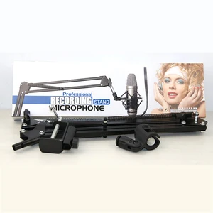Flexible table microphone suspended support, adjustable boom, scissors arm, podcast support, streaming, youtube 11 Main Microphone Pedestal Sales - №8