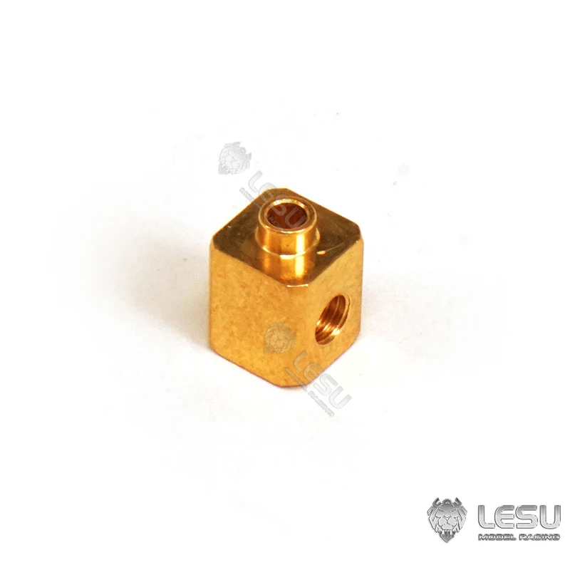 LESU Metal 1/14 Brass Pipe Welding Parts For RC Hydraulic Construction Car Model Tamiyaya Radio Control Dumper Truck Toy TH17191