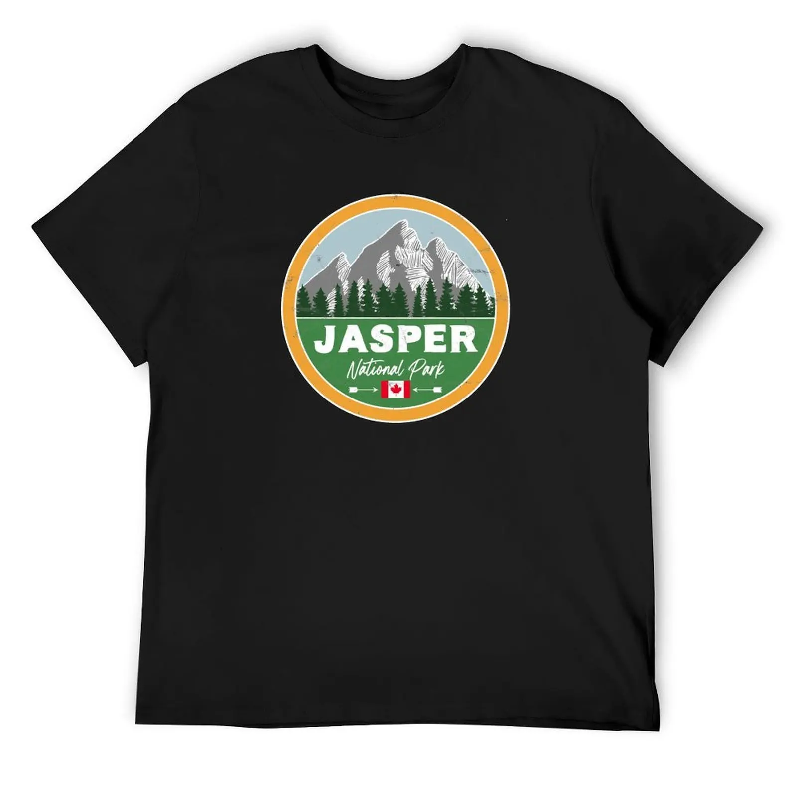 Jasper National Park Alberta Canada Flag Canadian AB Pride T-Shirt Personalized t-shirt Anime t-shirt men