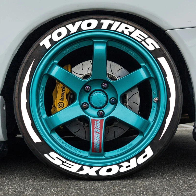 Permanent Tire Lettering Sticker TOYO 1.20\