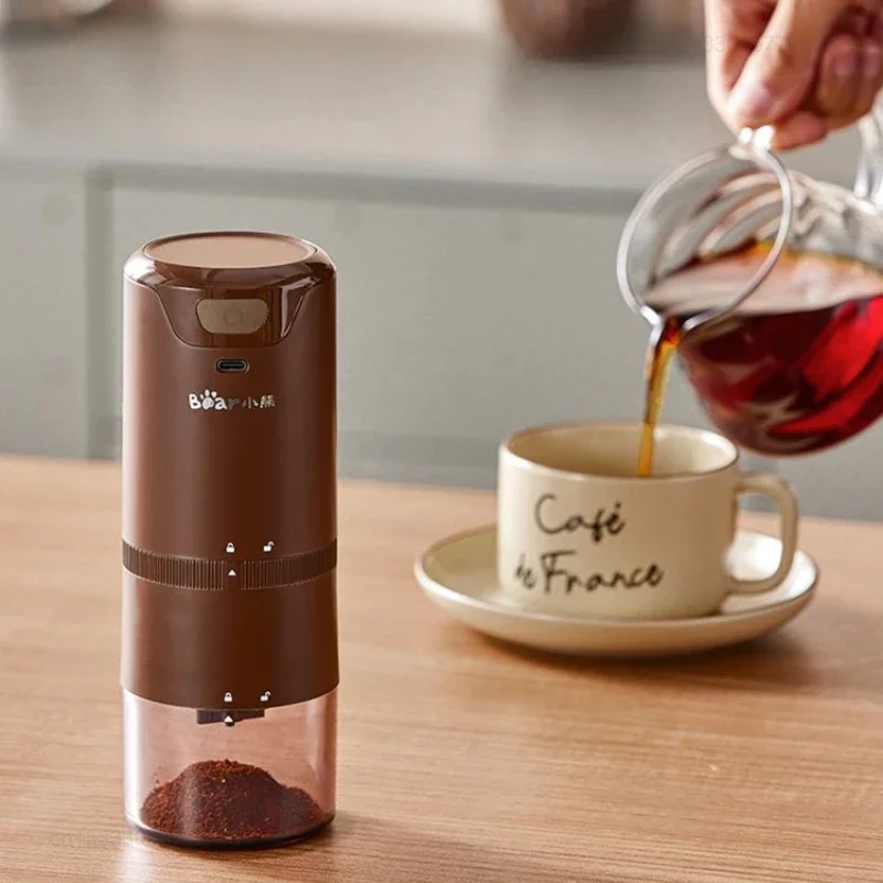 Youpin Bear Bean Grinder Coffee Bean Grinder Wireless All-in-one Coffee Household kitchen Small Multifunctional Portable Grinder