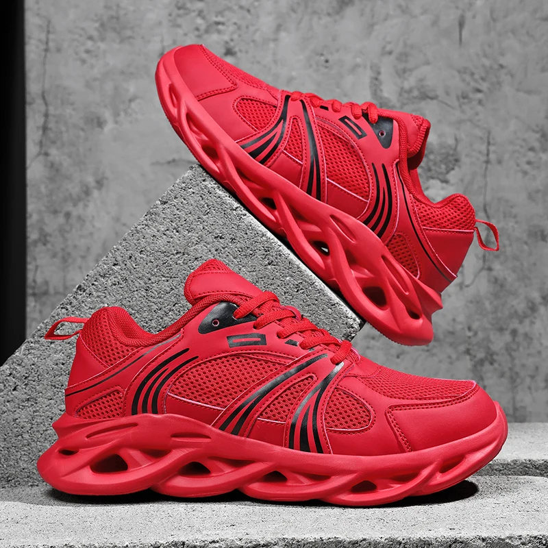 

Men's Casual Sports Shoes, Comfortable and Durable Running Shoes, Breathable and Lightweight Road Running Shoes, Lace-Up Cushioning Sole Design, Suitable for Running, Jogging, Yoga, Gym and Everyday Wear, Comfortable and Versatile for All Seasons