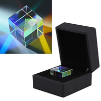 Cube Optical Glass Prism Prism Optical Glass Prism 23*23*23mm SiX Sided Bright Light Combine Cube Prism Stained Glass Prism