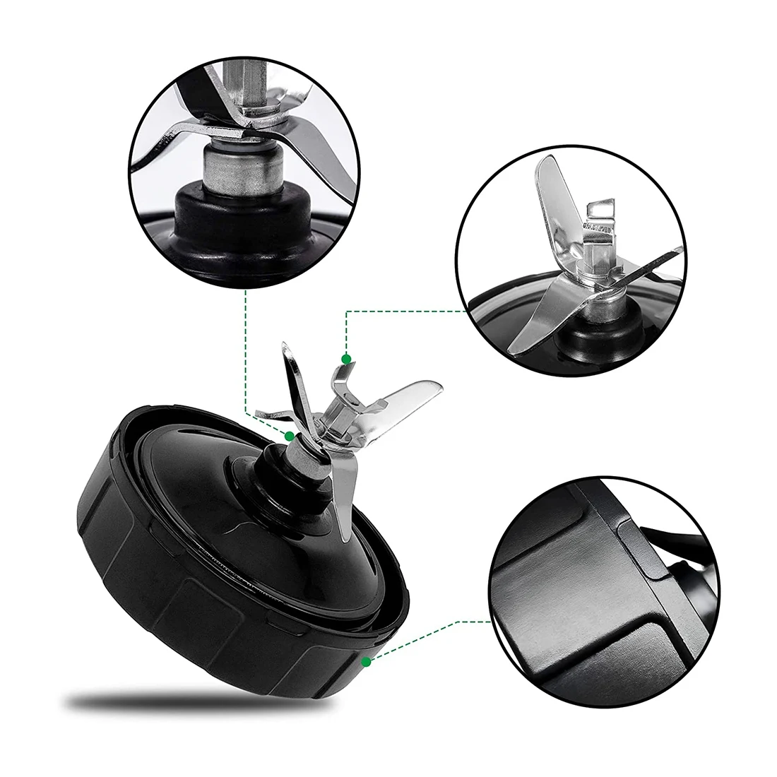 忍者抽出ブレードの交換,ブレードブレンダーの部品,7つのフィン,自動iq,bl480,488w,頑丈でお手入れが簡単