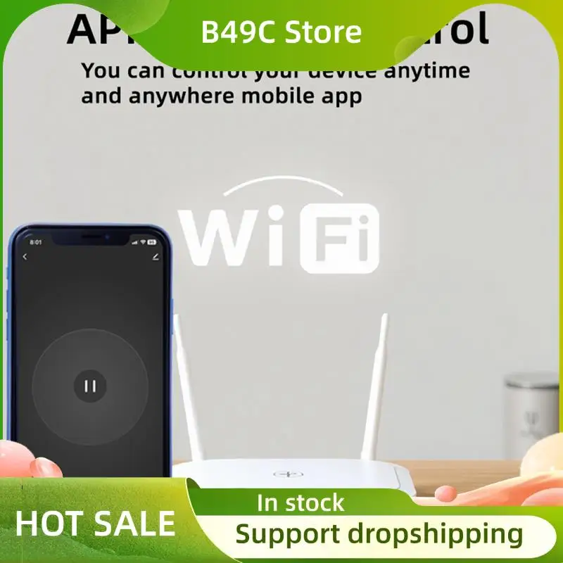 

B49C RF433 Пульт дистанционного управления Tuya Wi-Fi Электрический линейный привод Контроллер двигателя DC12V 24V 32V Работа для Alexa/Google Home Smart Life