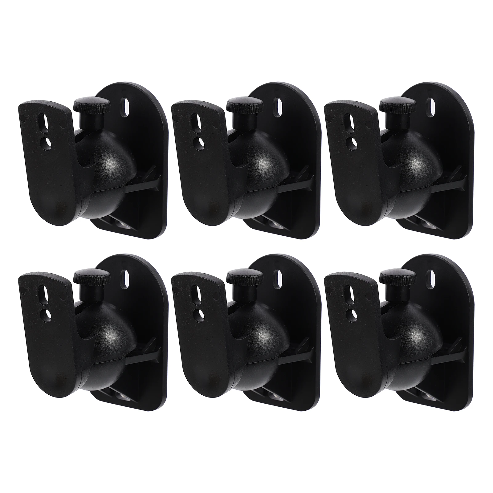 

6 set 6 Sets Wall Bracket ABS Mounts for Speakers Rack Stand Home Gaming Kitchen Bedroom Workstation RV Bracket For Speaker KTV