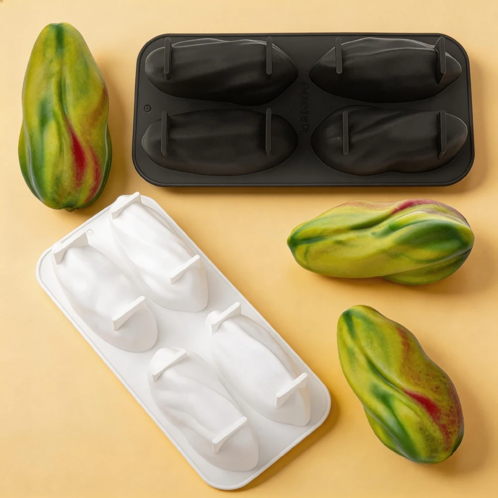 4または9個取りピスタチオシリコンモールド、チョコレートデザ - Eco Soap のレビューと価格