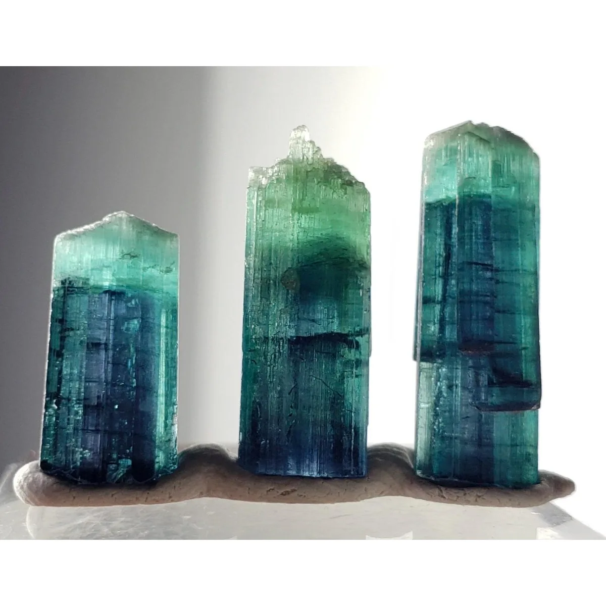 Brazilian Elbaite Crystal Specimen Pack, 10g 5-15mm Colorful Raw Crystals, Specimen Box for Desk Decor