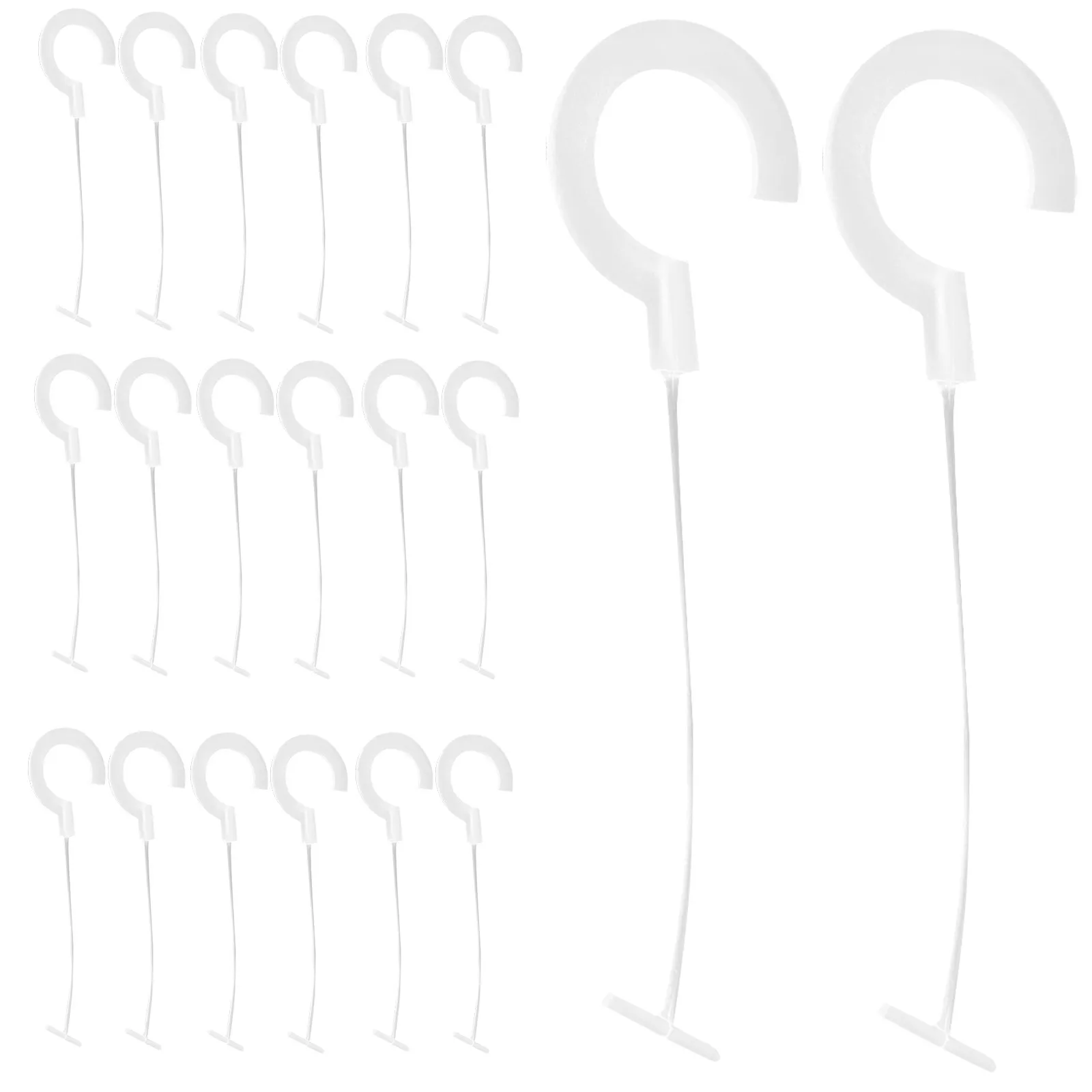 

5000Pcs Clothing Tag Hook Plastic Fastener Price Label Hanger Hanging Tag Accessories for Garments T Shirt Dress Pant Efficient