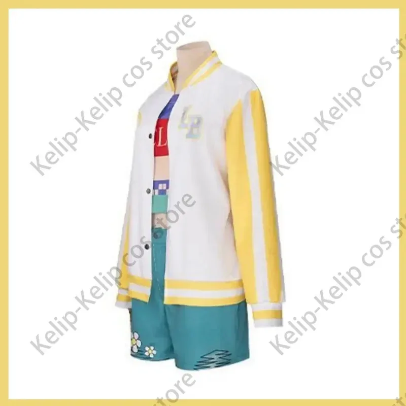 LQGame Identity ⅤLily Barriere 치어리더 코스프레 의상 스킨 OPH 패션 코트 반바지 유니폼 여성 러블리 카니발 파티 슈트