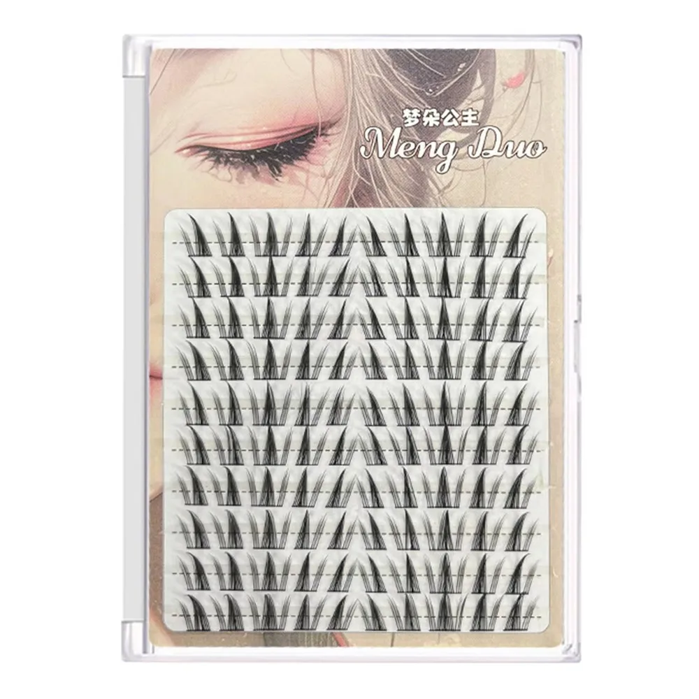 

10-12mm Sunflower Natural Lash Clusters Soft Comfortable Thin Band Cluster Eyelash Extensions Wispy Eyelash Clusters Women