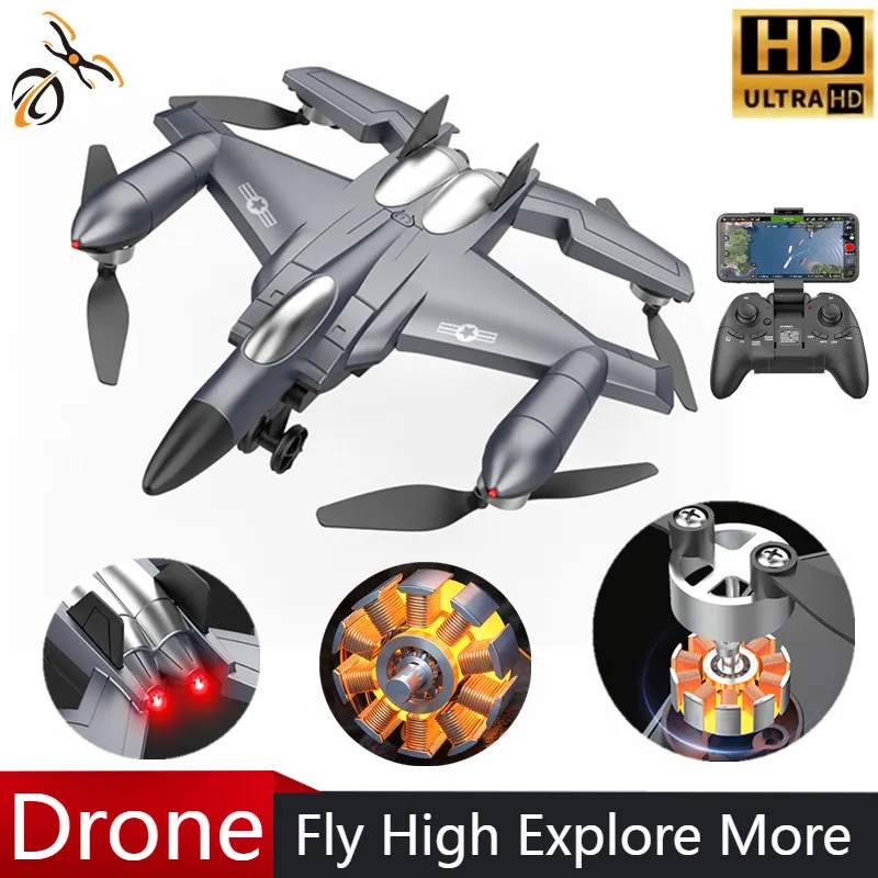 

New SM1613 Drone Profesional Plane With 2K HD Camera Brushless Remote Control Fighter Quadcopter Optical Flow Gift toys RC Done