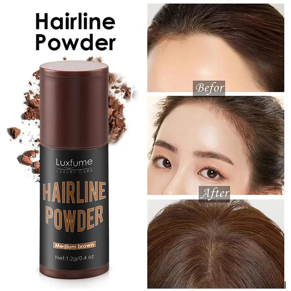 

Hair Powder Hairline Powder Instantly Black Root Cover Hairline Natural Filling Shadow Hair Powder Coverage Concealer Up Ha C3E5