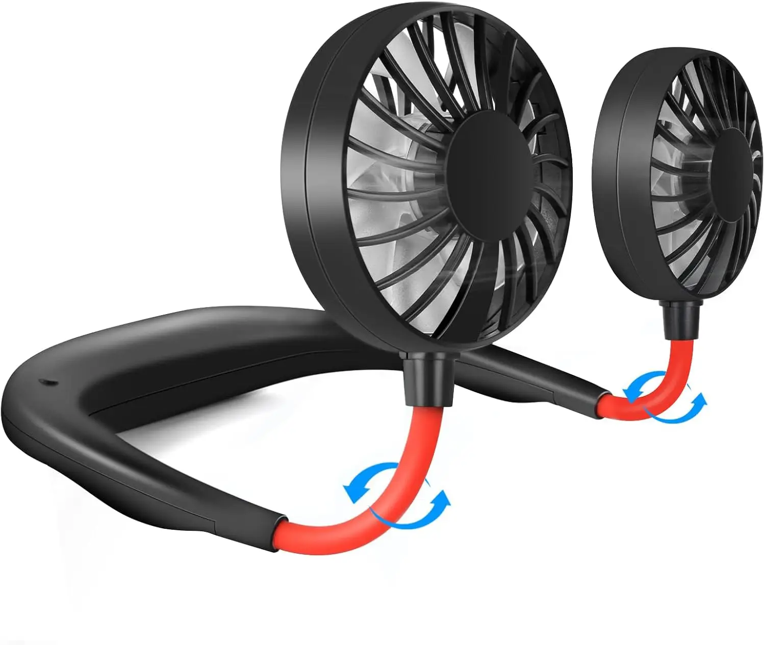 

Portable Neck Fan, Rechargeable Hands-Free USB Fan with 3 Speeds, 360° Rotation for Travel, Office, and Outdoor Use