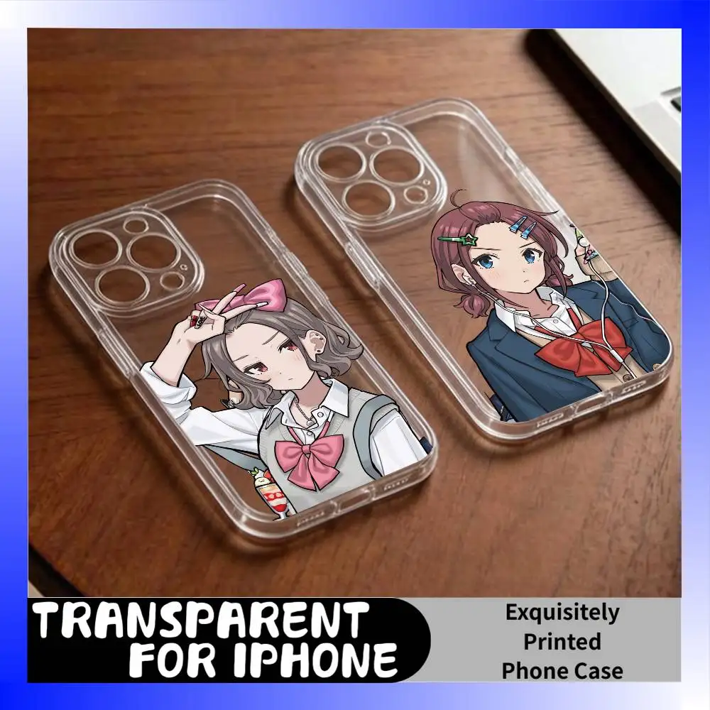 

Band Togenashi Togeari Girls Phone Case For iPhone 17 16 15 14 13 12 11 Mini Pro Max Plus Transparent Cover