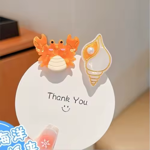 4.5cm Mini Cute Claw Clip Small Girl Hair Claw Semi Transparent Bangs Side Clip Small Shark Clip Women's Hair Apparel Accessory - Image 27